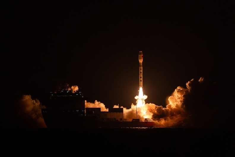 geely launch of 11 satellites in a single rocket